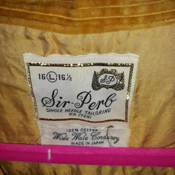 🌺CORDUROY MUSTARD Top - Picture 3 of 3